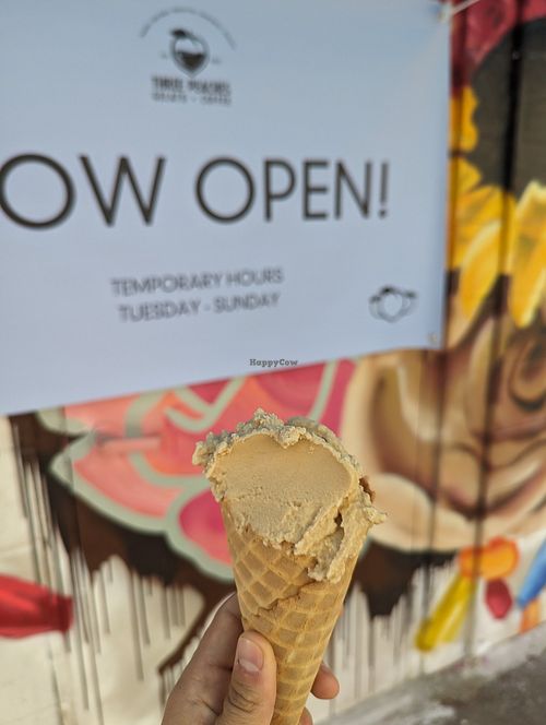 Icy caramel truffle ☹️ at Three Peaches  in Atlanta