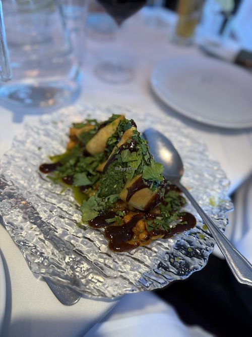 Samosa chaat (without the yoghurt)    at Chef's Flavour Glenfield in Leicester