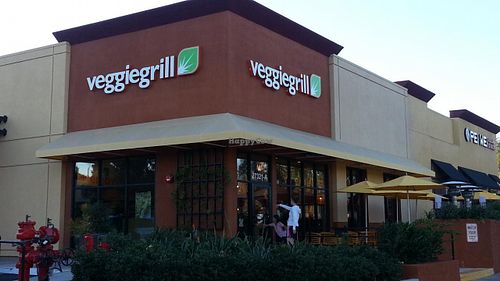 outside at Veggie Grill in Laguna Niguel