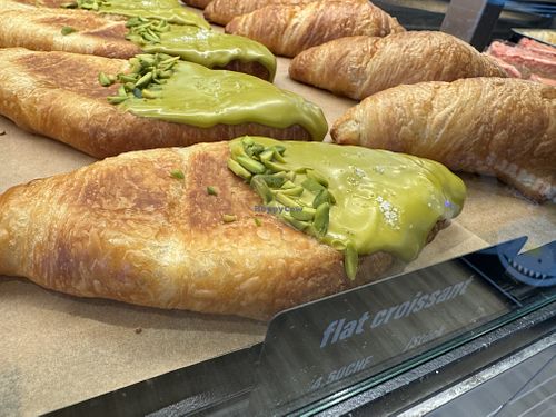 flat croissant  at Bakery Bakery - Basel SBB in Basel