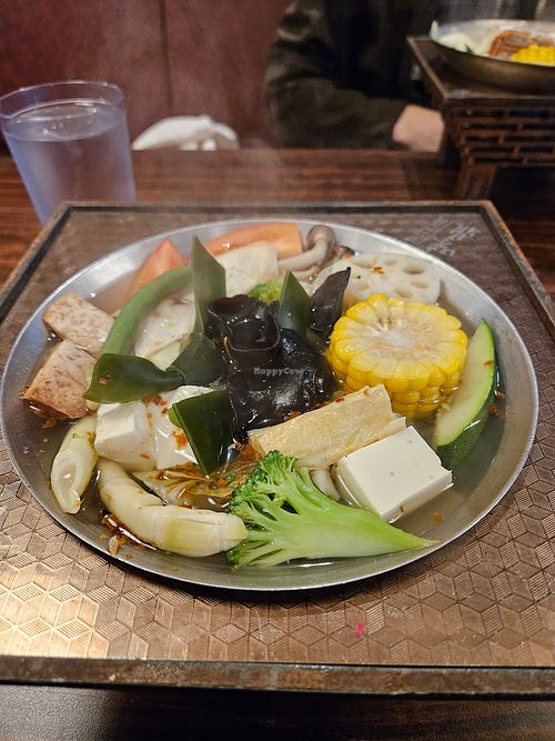 Healthy Veggie Hot soup at Tasty Pot in Beaverton