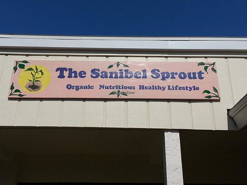 A little hard to find but here is a picture of the outside sign to look for.  Located on the far right of this small strip center. at The Sanibel Sprout in Sanibel