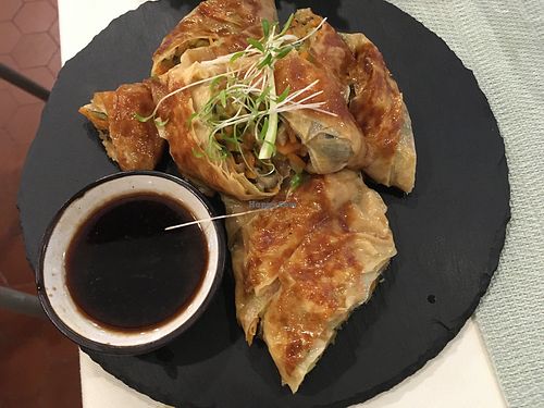 “Duck” made with soy skin  at Carré Jardin in Lyon