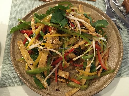 Tofu and vegetable stir fry   at Carré Jardin in Lyon