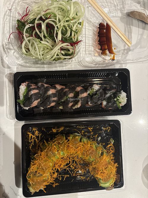 Seaweed salad didn’t have a lot of seaweed  at Komorebi in Chicago