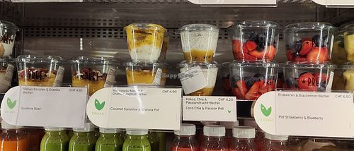 Desserts/cereals, 2023 at Pret A Manger - Hauptbahnhof in Zurich