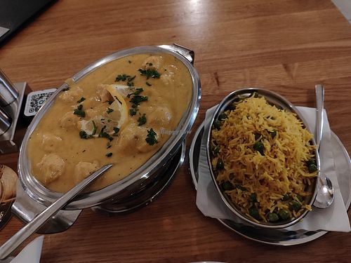 Lemon sauce with seasoned rice at Mountain in Liberec