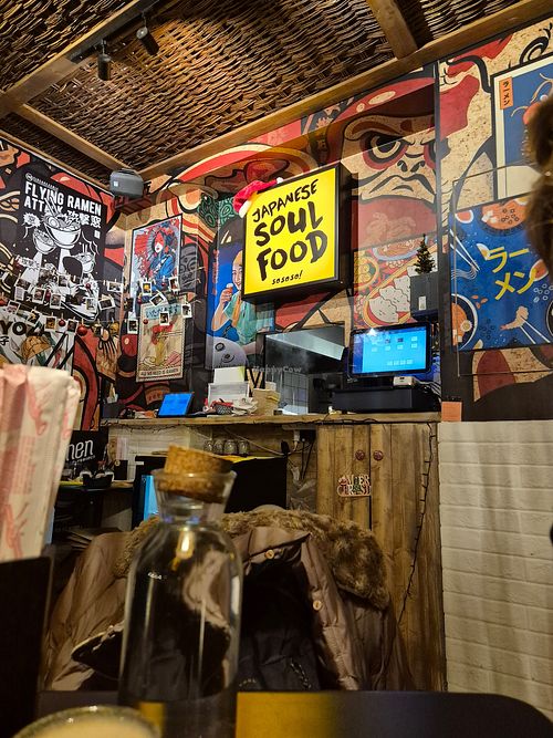 Interior at So so so ramen in Athens