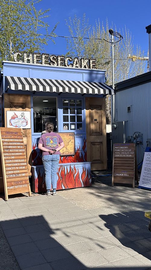 May 2024  at Little Slice of Heaven Cheesecakes in Bend