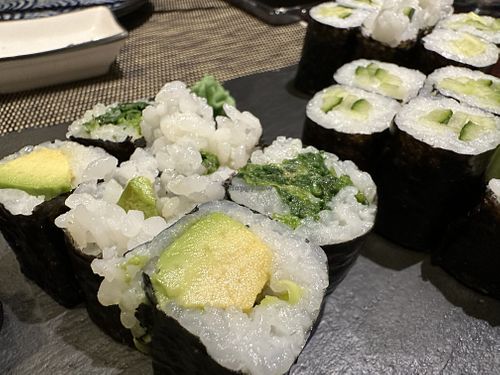 vegan makis  at Shizu Japanisches Restaurant in Bad Neustadt An Der Saale