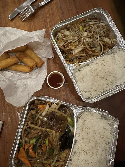 46, 48 und frühlingsrollen #Veganuary at China Wok Imbiss  in Dietzenbach