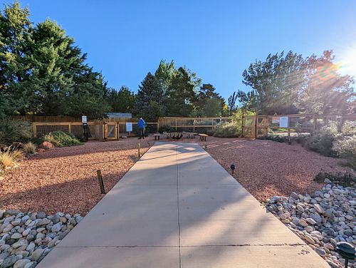 Dog Park at Best Friends Roadhouse and Mercantile in Kanab