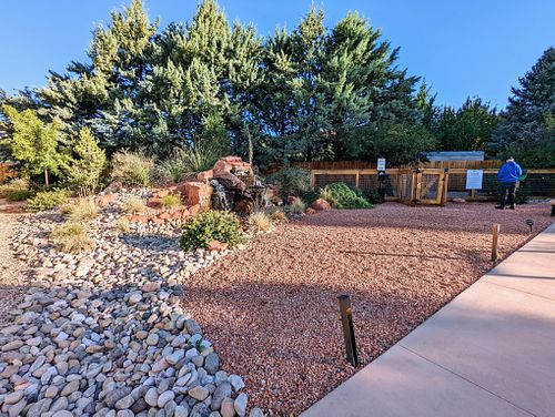 Dog Park at Best Friends Roadhouse and Mercantile in Kanab