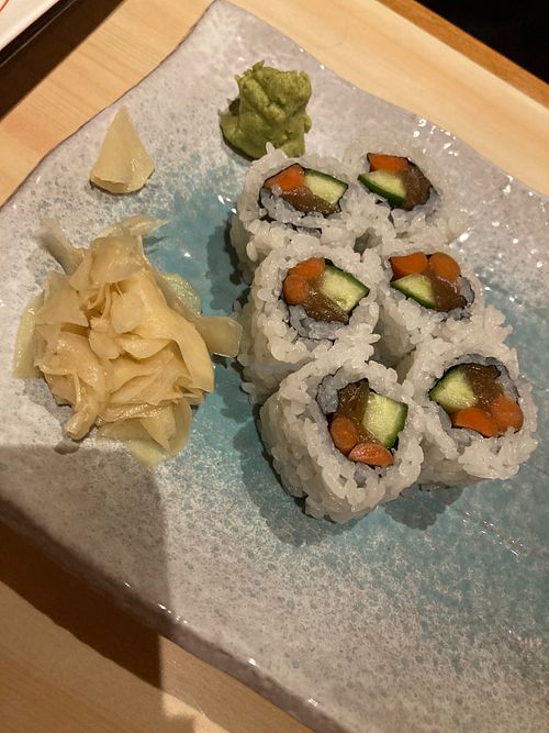 Vegetable roll at Nippon in New York City