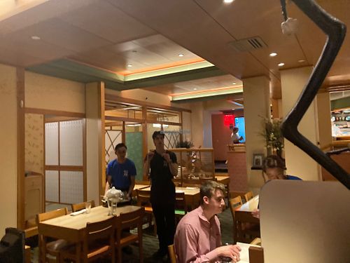 Elegant decor inside at Nippon in New York City