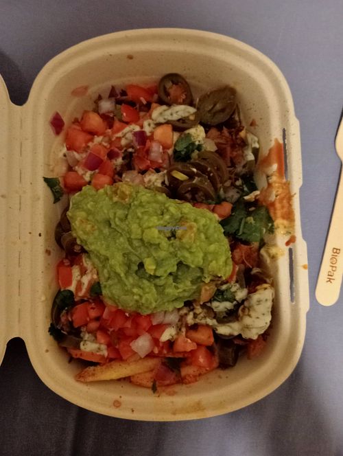 Nacho fries at Guzman y Gomez in Warners Bay