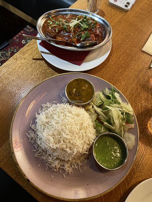 Tomato tofu dish  at Nepalese Restaurant Base Camp in Helsinki