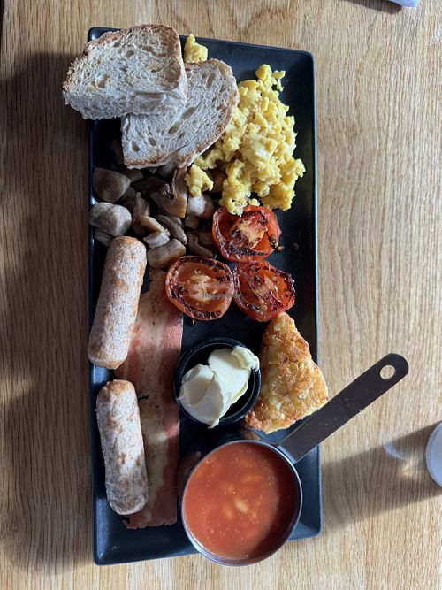 Vegan breakfast   at Scotty's Brunch Bar in Weston-super-mare