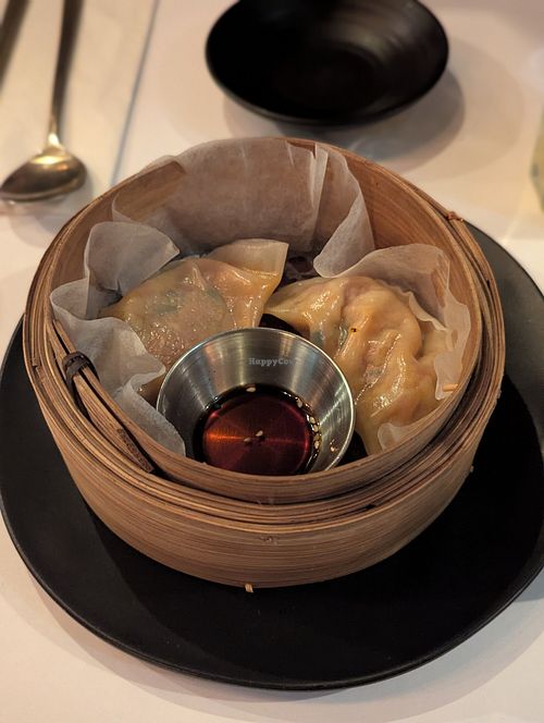 Kimchi Mandoo (steamed dumplings) at LUNA in Montreal