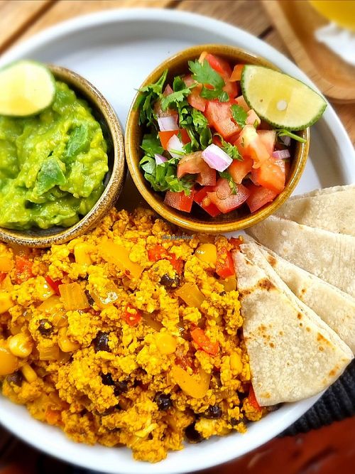 Mexican Spiced Scrambled Tofu at PlantLab in Hoi An