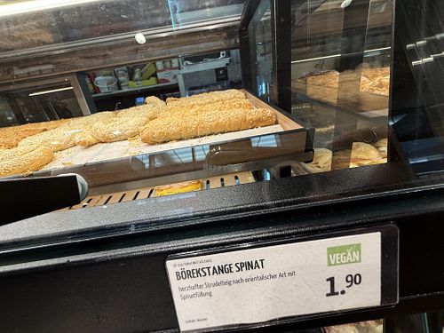 vegan börek (spinach)  at backWERK in Erfurt
