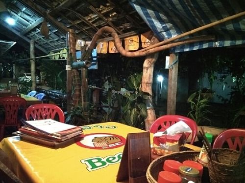 restaurant at Souphailins in Muang Xay