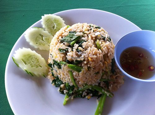 Fried rice (12,000 kip) at Riverside in Houay Xai
