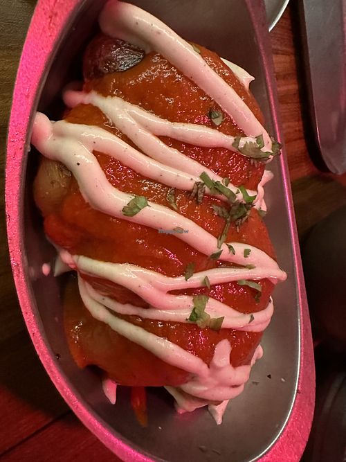 Patatas bravissimas  at Faire Tapas & Wine in Barcelona