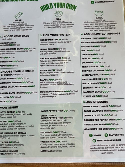  at Hummus Republic  in Garden Grove