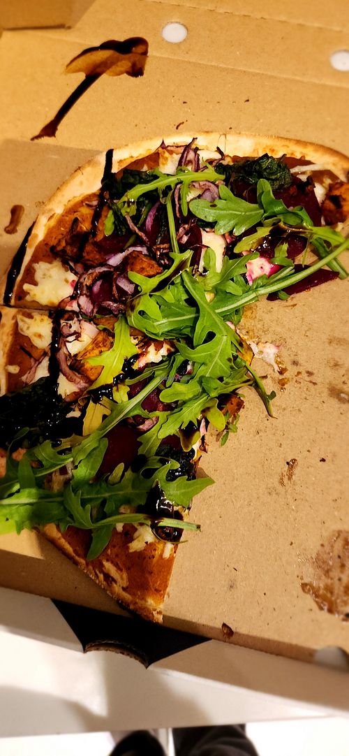 Sorry, I'd eaten half! at Pizzeria and Gelato Bar in Whitsundays