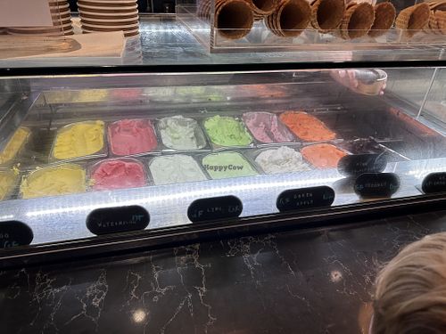 All these are vegan  at Pizzeria and Gelato Bar in Whitsundays