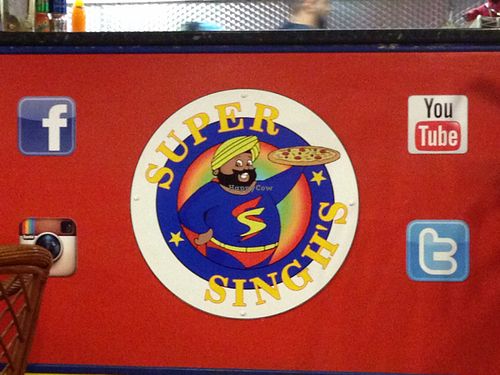 counter at Super Singh's in South West London