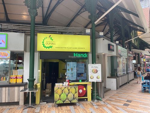 There it is at Tiong Bahru Durian - Lau Pa Sat in Central Singapore