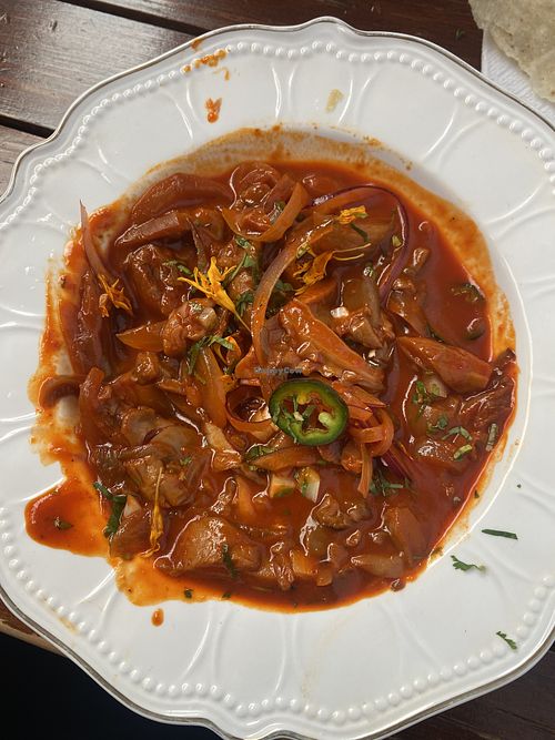 Birria de setas  at Simona in Morelia