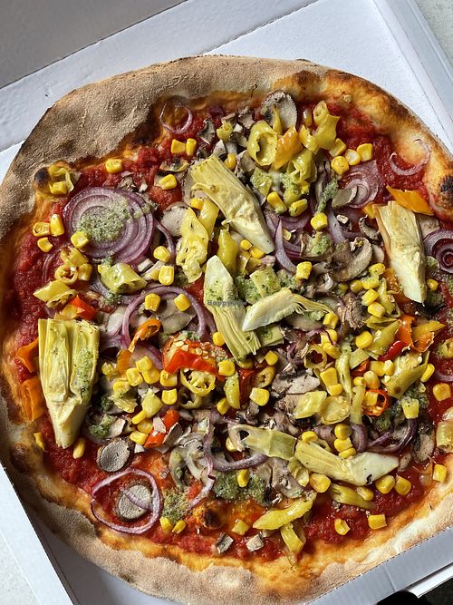 Pizza Vegan  at Picobello in Feldkirchen In Kaernten