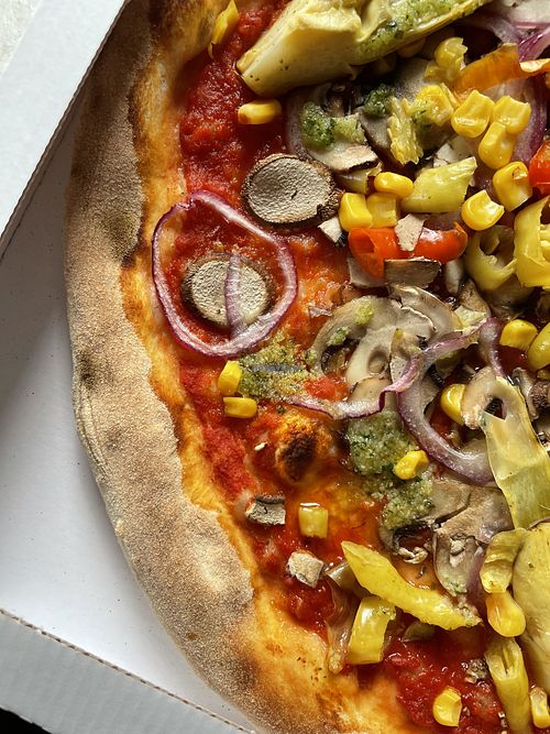 Pizza Vegan  at Picobello in Feldkirchen In Kaernten