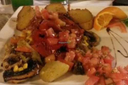 poivrons farcis de legumes et patates douces at Espaco Funchal in Funchal