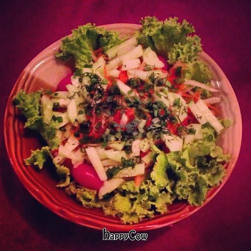 salad at Matryoshka Cafe in Koh Chang