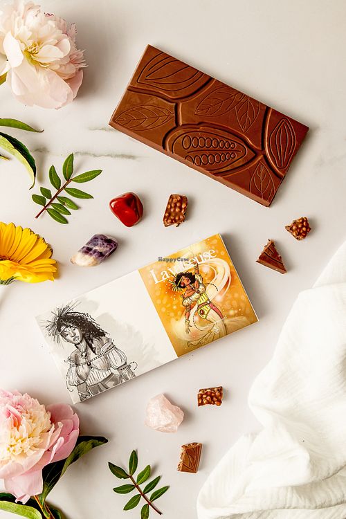 Rice and Coco m*lk with quinoa chocolate bar at Végéta'Ly in Tourcoing