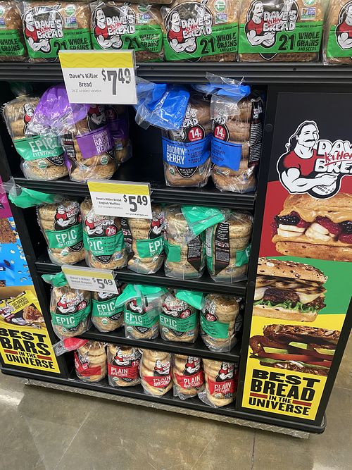 Dave’s Killer Bread Bagels - Vegan Friendly #Veganuary at Dave's Killer Bread in Milwaukie