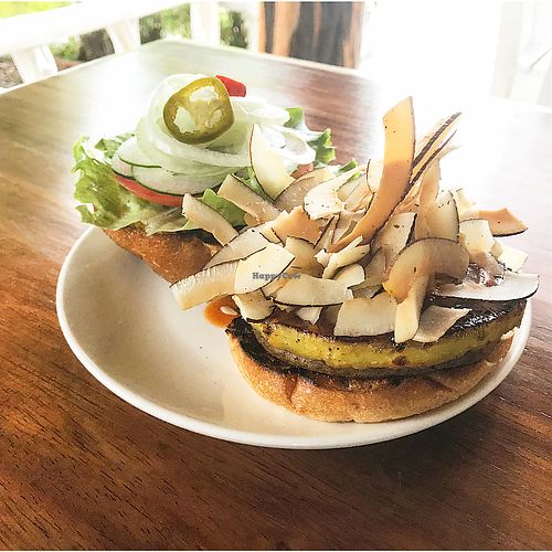 tropical burger  at Luv Burger in Samara