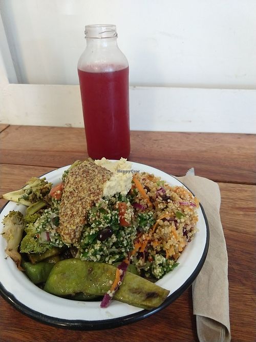 Salad at La Manteca Negra in Buenos Aires