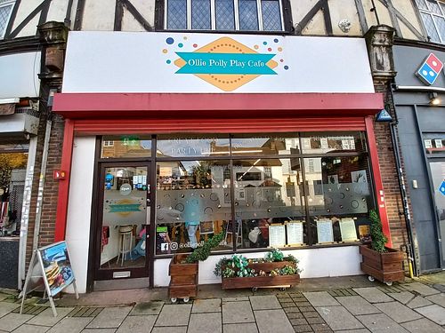 Outside at Ollie Polly Play Cafe in West Wickham