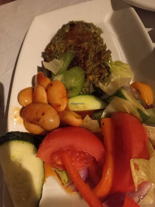 Falafel Burger at The Greek Arch in Ramsgate