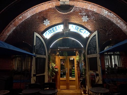 Outside at The Greek Arch in Ramsgate