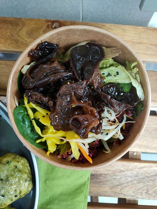 Morel salad at Da Mai in Cologne