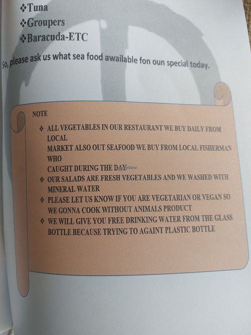 Menu at Conflict Zone Bar & Resto in 