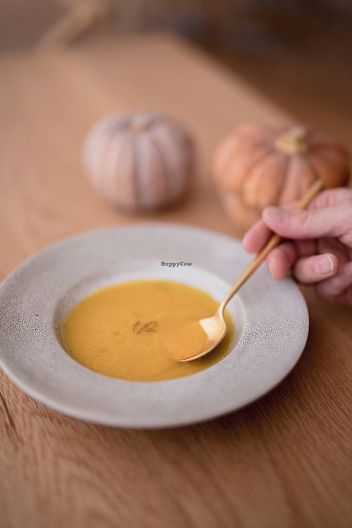 旬なお野菜のスープ※季節によって変わります  at nico.chan_0725 - ゴミを出さないカフェ nico.chan in Nagoya