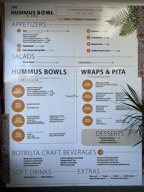   at The Hummus BOWL in Chattanooga