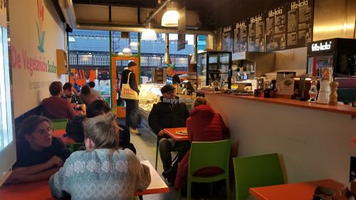 Inside at De Vegetarische Snackbar in The Hague